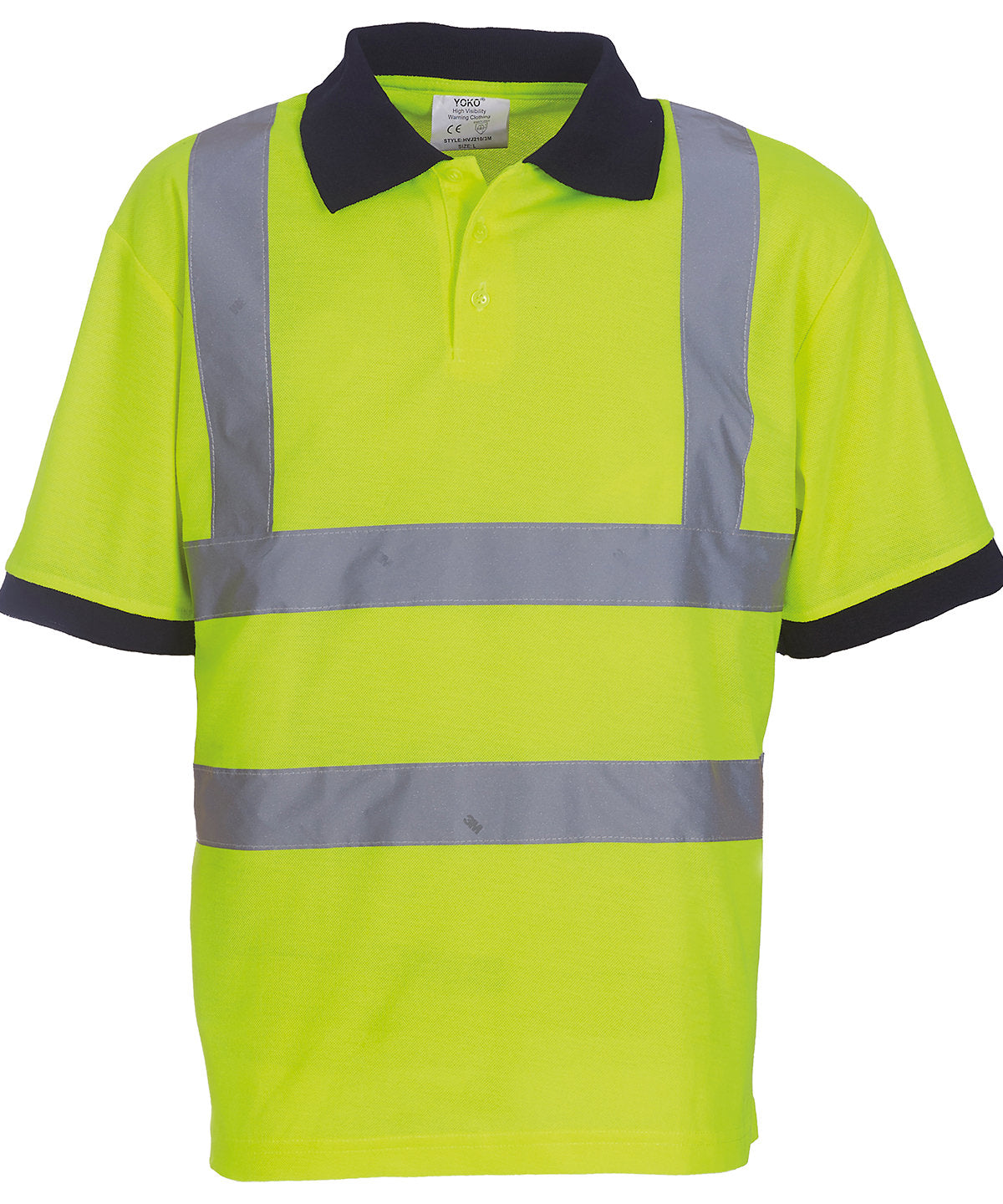 Pólóbolir - Hi-vis Short Sleeve Polo (HVJ210)