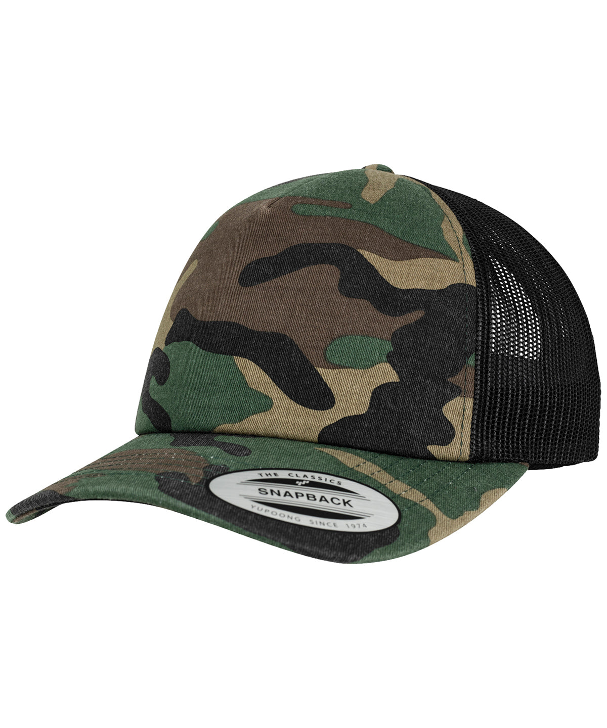 Húfur - Camo Trucker Cap (6606C)