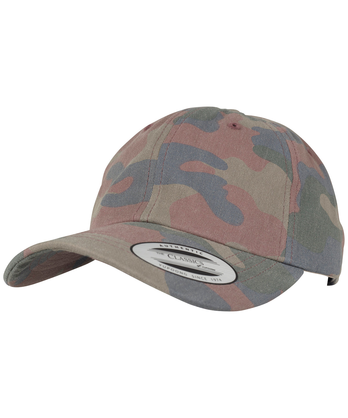 Húfur - Low-profile Cotton Camo Cap (6245FC)