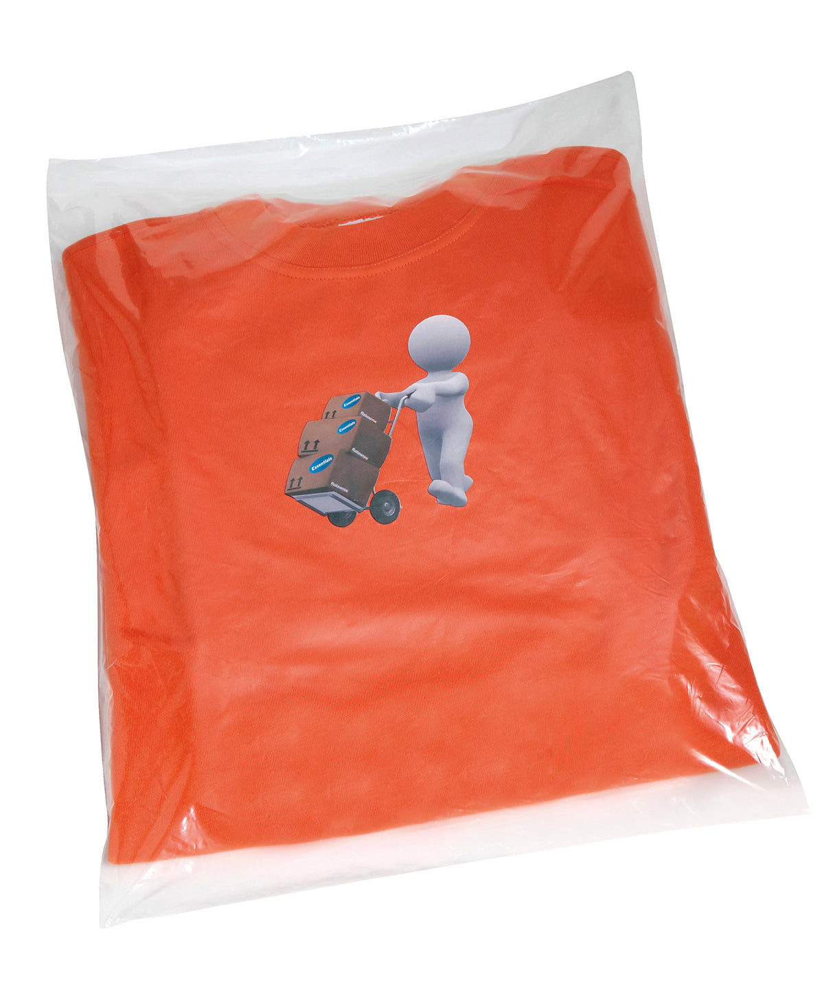 Skyrtupokar - Clear Polythene Bags - Non Stick Seal