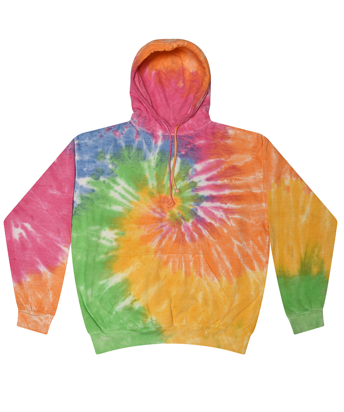 Hettupeysur - Rainbow Tie-dye Hoodie