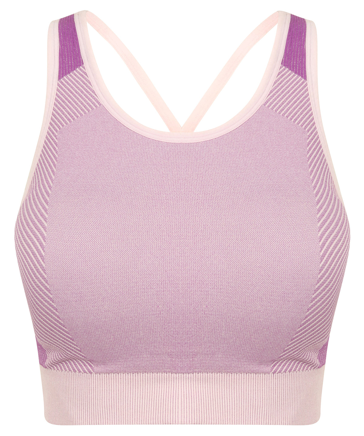 Brjósthaldarar - Women's Seamless Panelled Crop Top