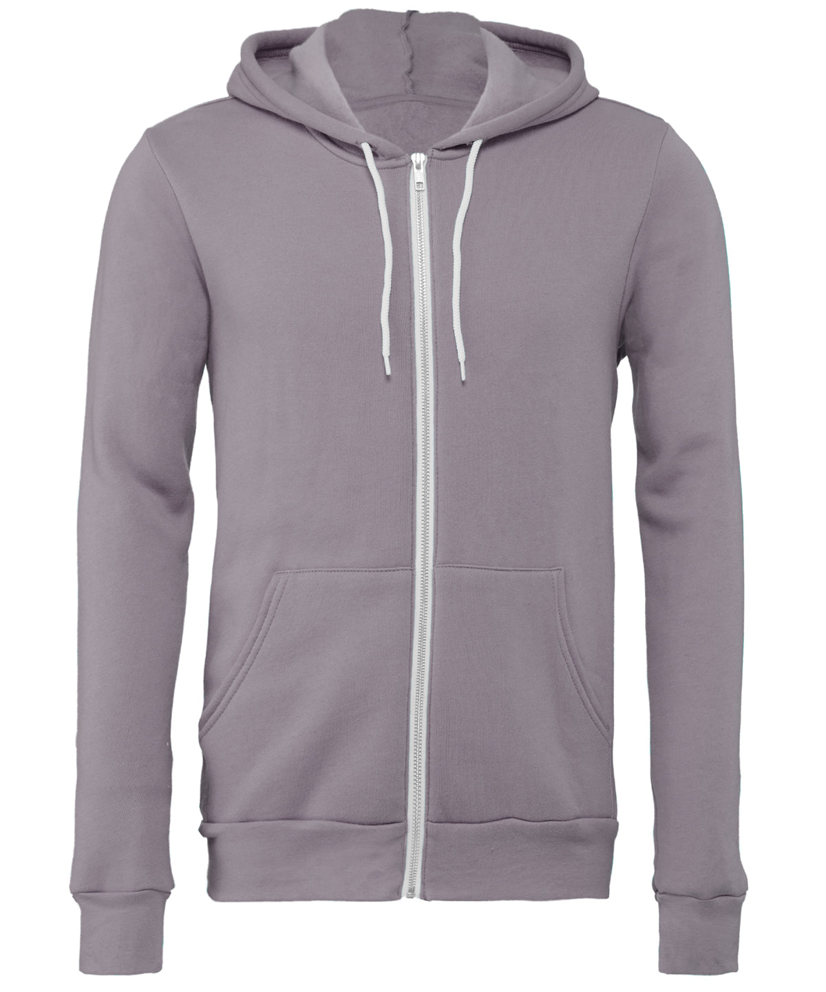 Hettupeysur - Unisex Polycotton Fleece Full-zip Hoodie