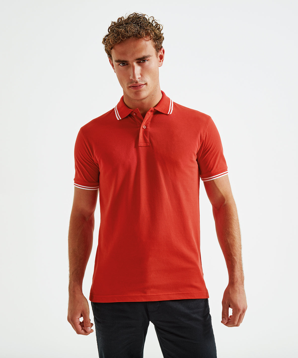 Pólóbolir - Men's Classic Fit Tipped Polo