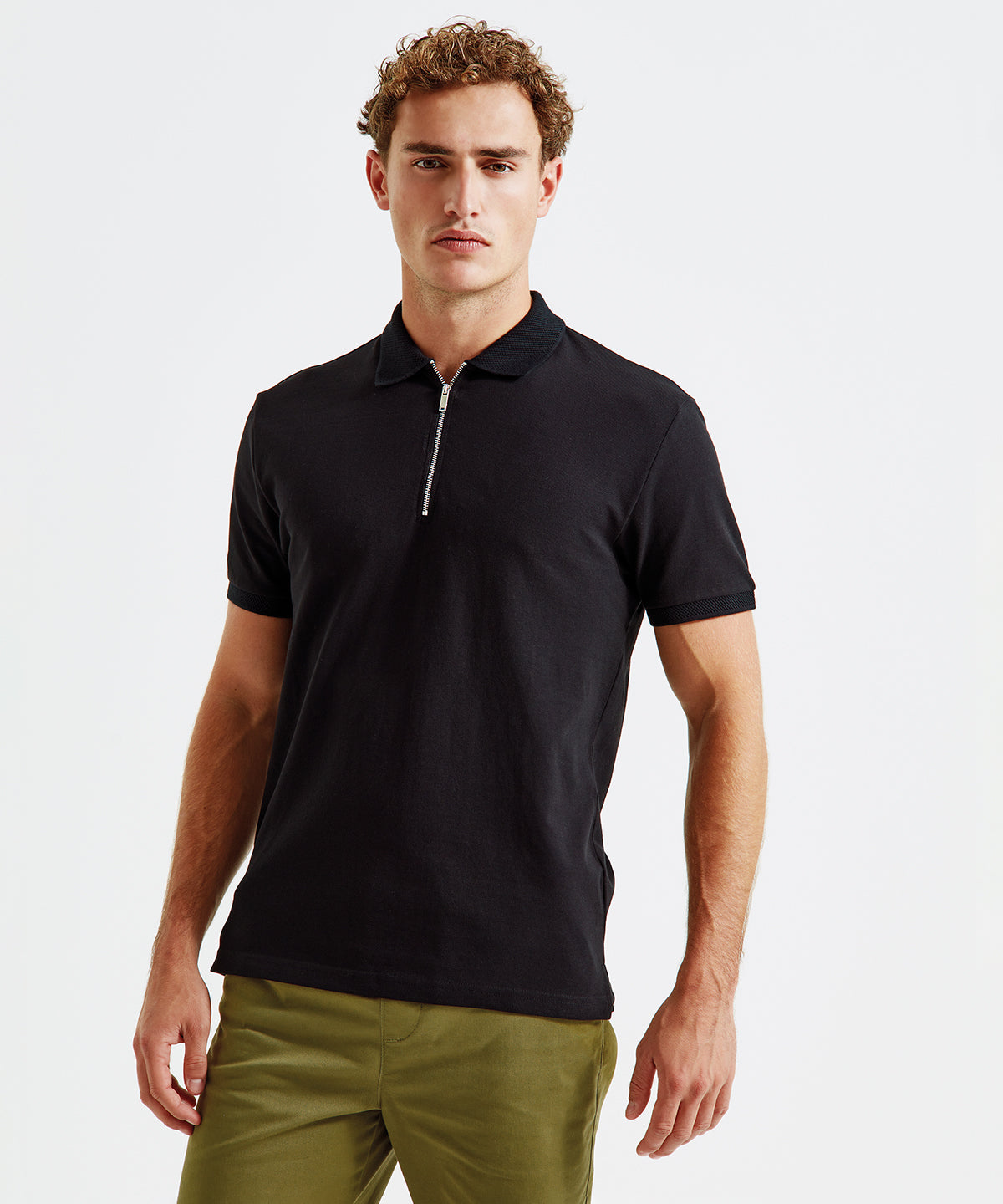 Pólóbolir - Men's Zip Polo