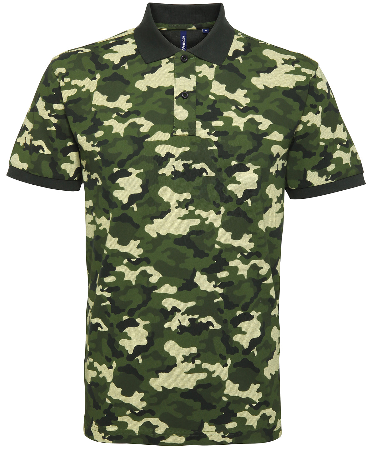 Pólóbolir - Men's Camo Piqué Polo