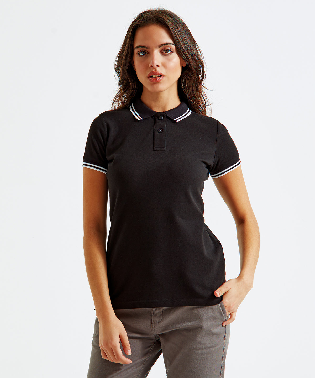 Pólóbolir - Women's Classic Fit Tipped Polo