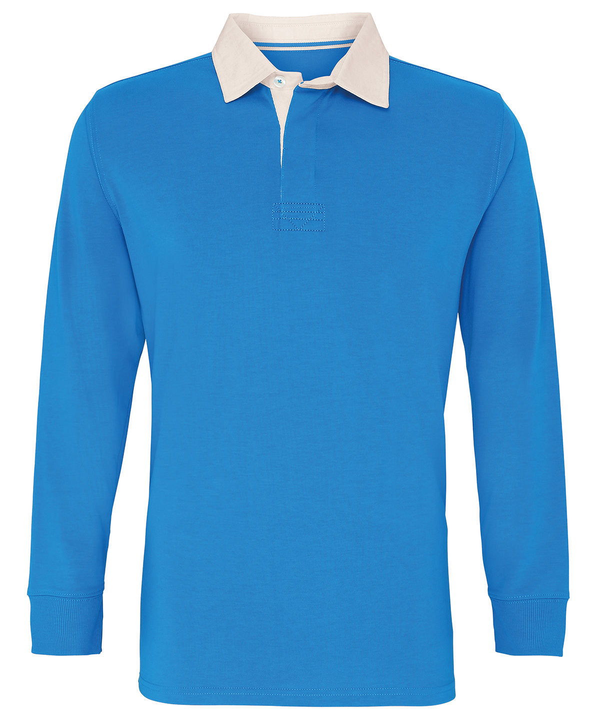 Men's Classic Fit Long Sleeved Vintage Rugby Shirt