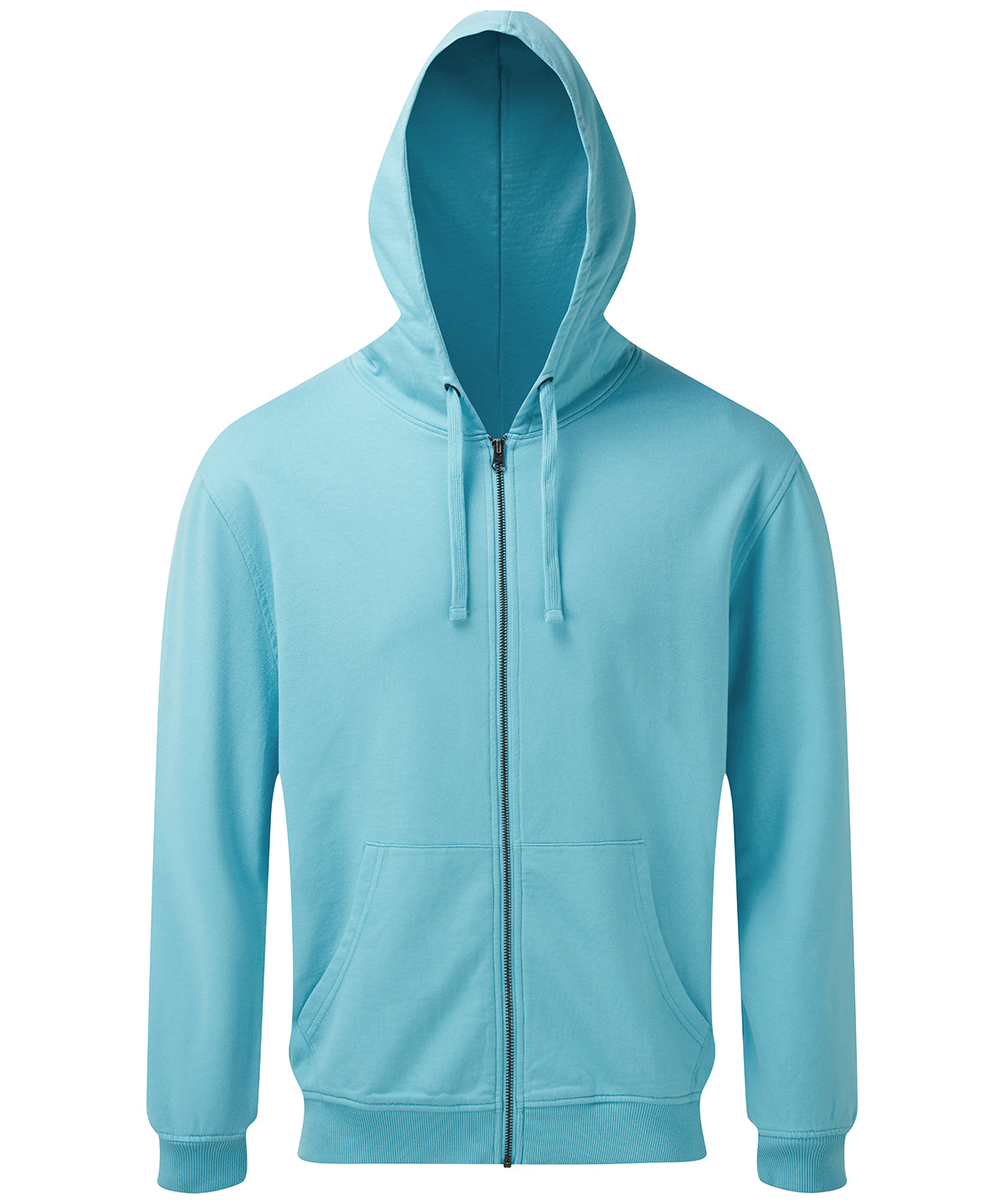 Hettupeysur - Men's Coastal Vintage Wash Loop Back Zip Through Hoodie