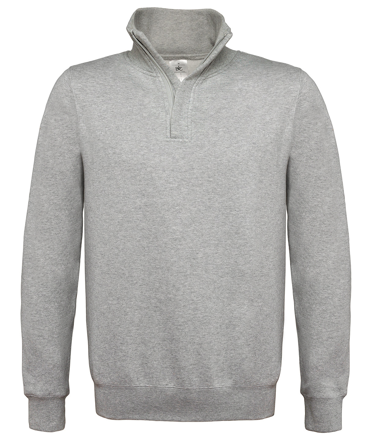 Háskólapeysur - B&C ID.004 ¼ Zip Sweatshirt