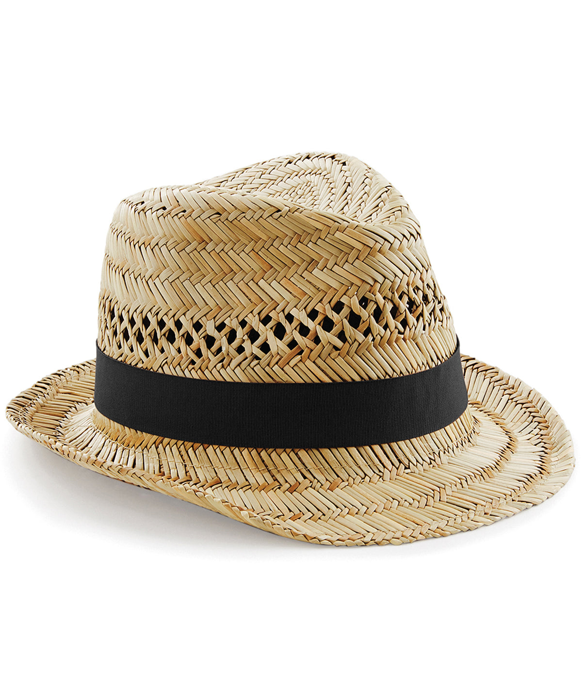 Húfur - Straw Summer Trilby