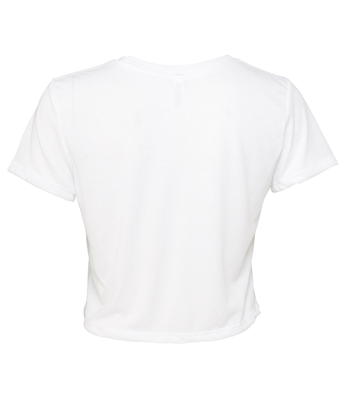 Stuttermabolir - Women's Flowy Cropped Tee