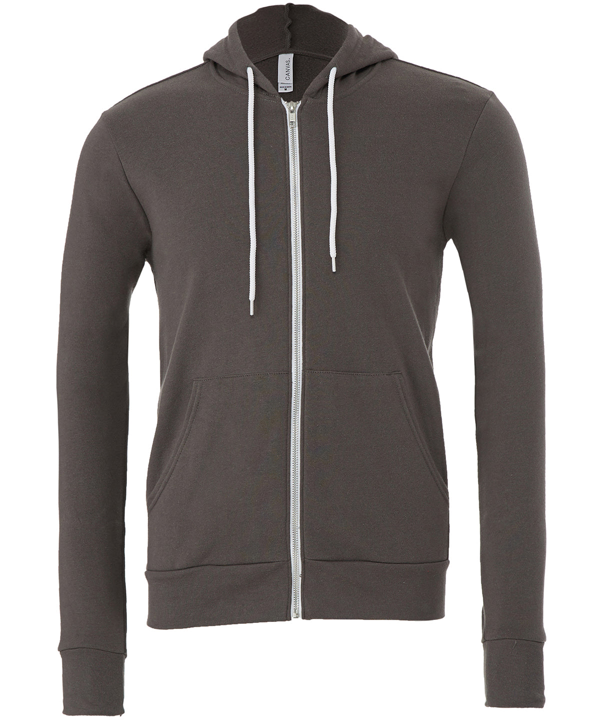 Hettupeysur - Unisex Polycotton Fleece Full-zip Hoodie