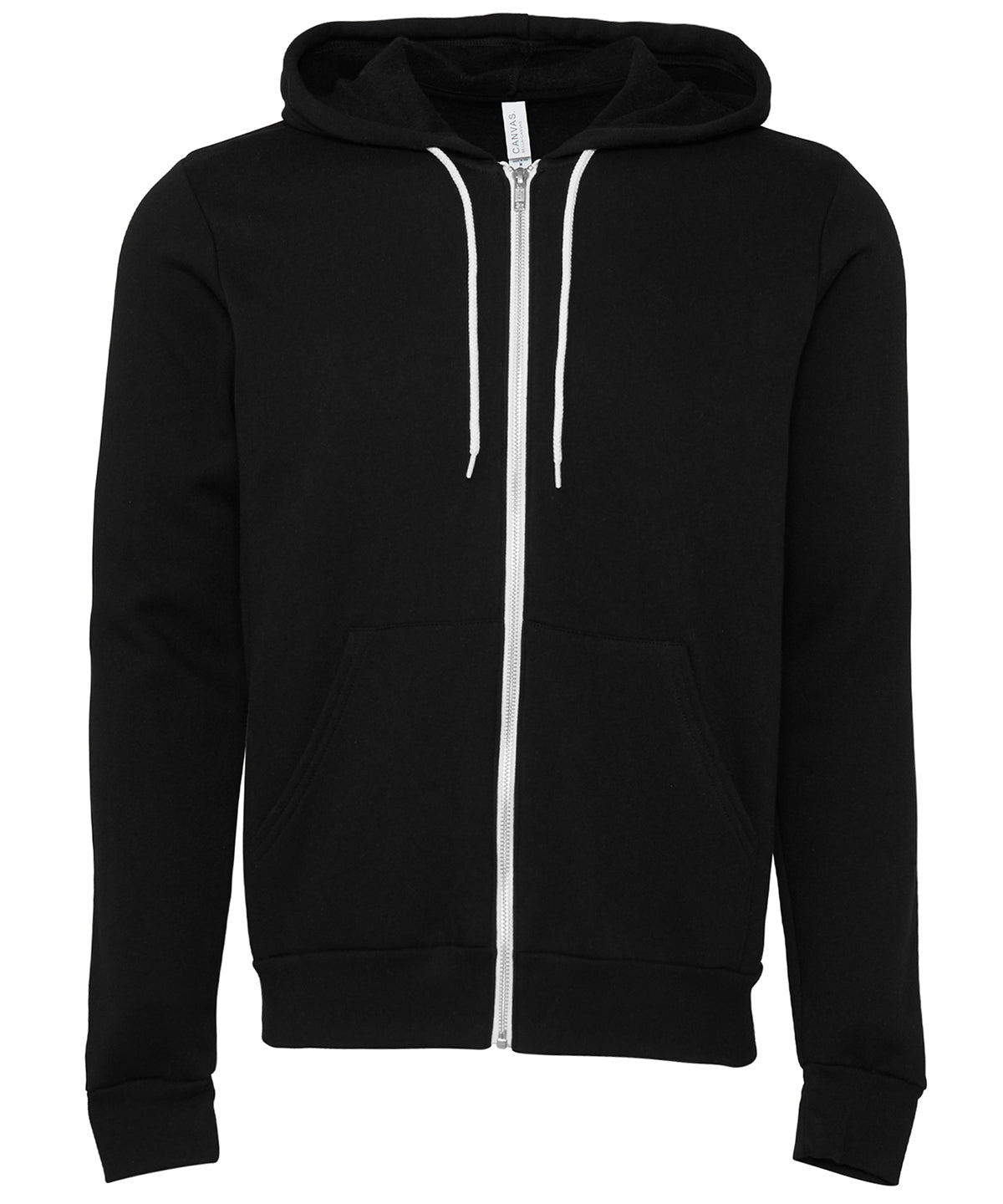 Hettupeysur - Unisex Polycotton Fleece Full-zip Hoodie