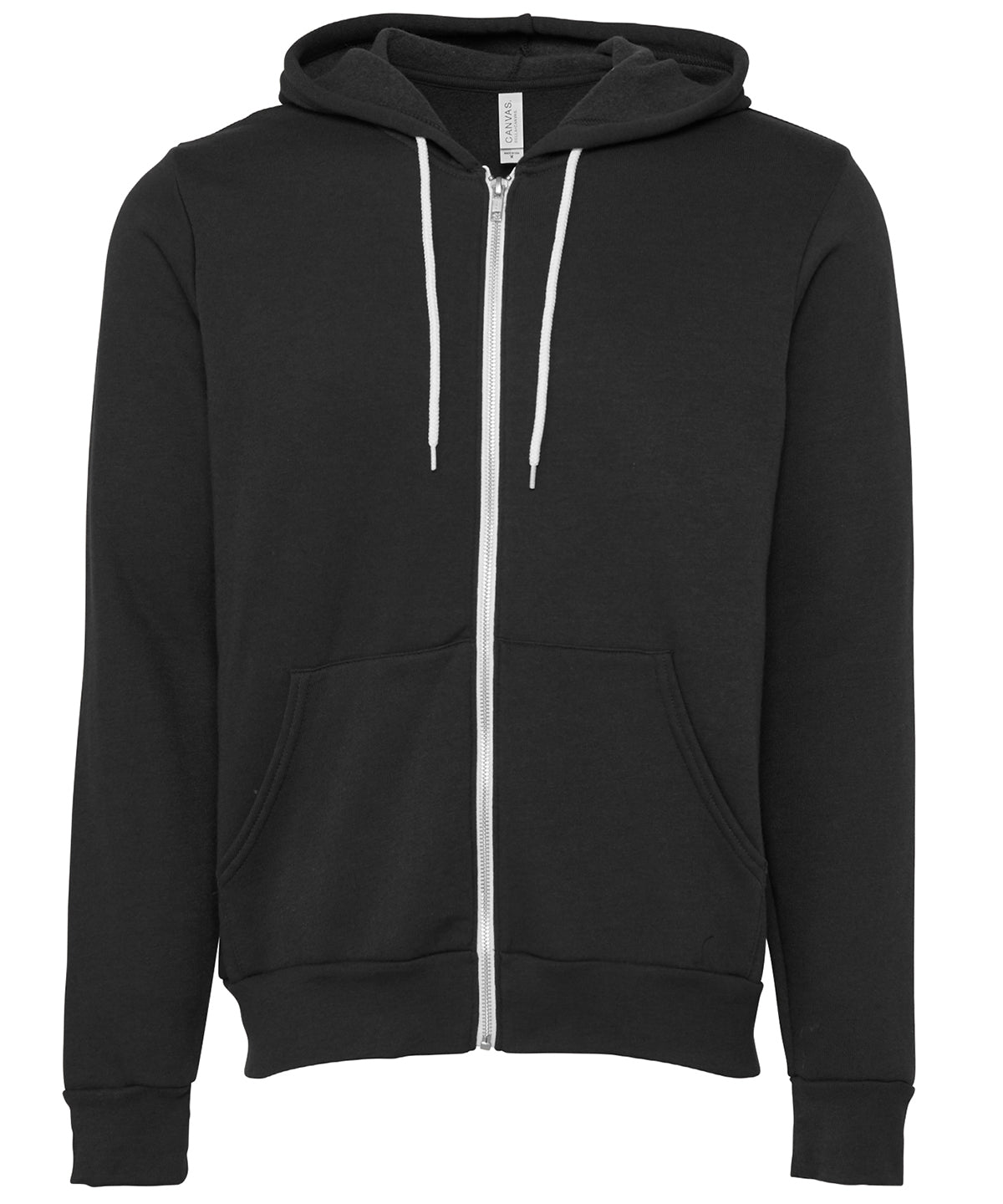 Hettupeysur - Unisex Polycotton Fleece Full-zip Hoodie