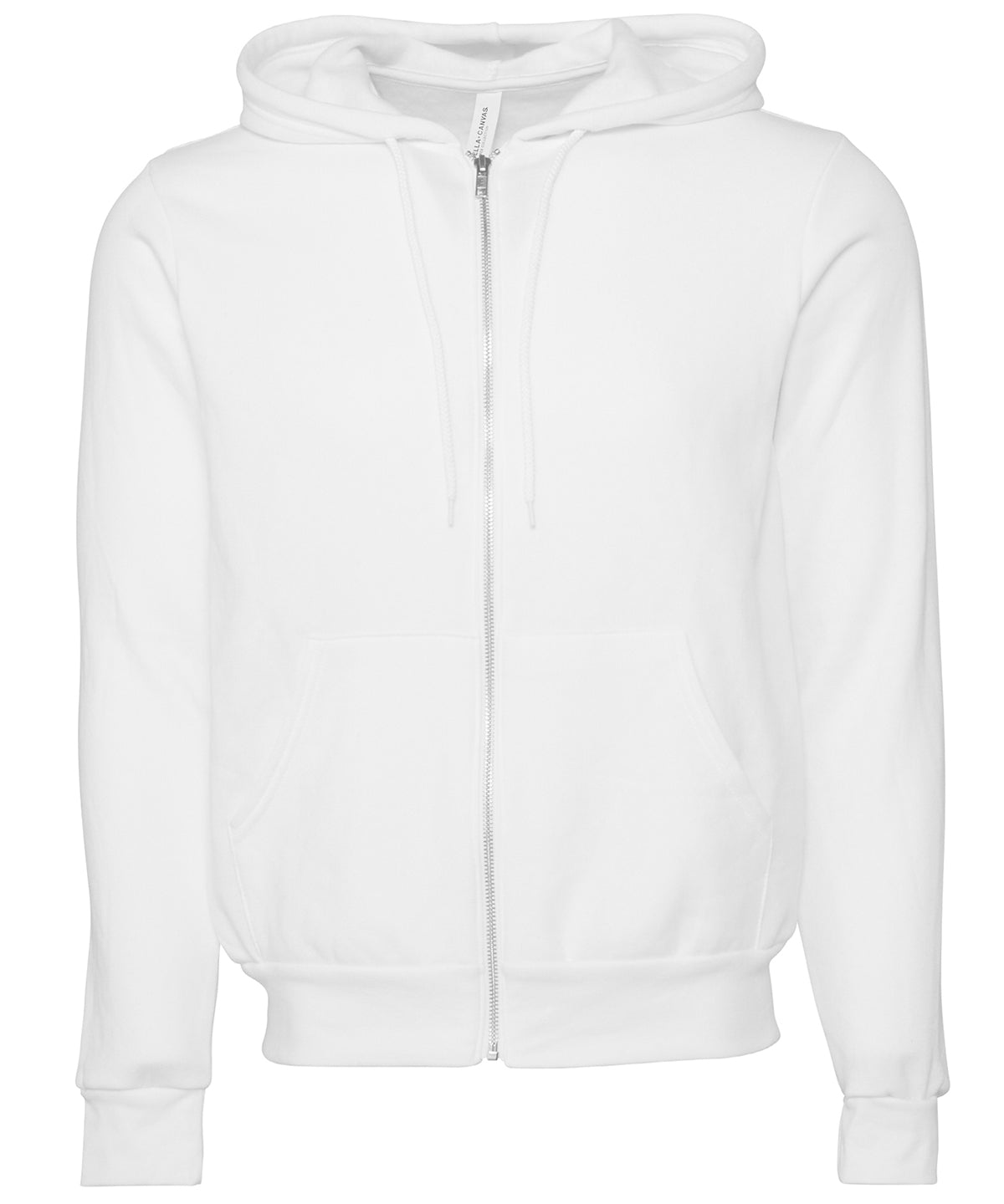 Hettupeysur - Unisex Polycotton Fleece Full-zip Hoodie