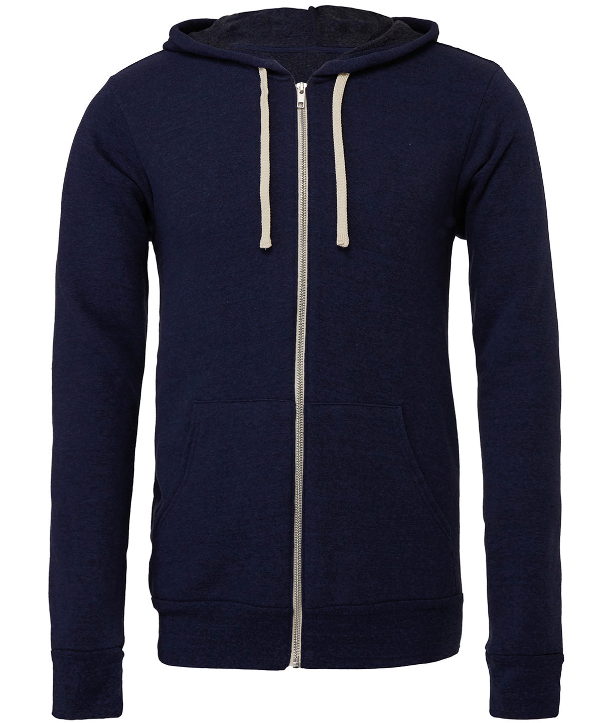 Hettupeysur - Unisex Polycotton Fleece Full-zip Hoodie