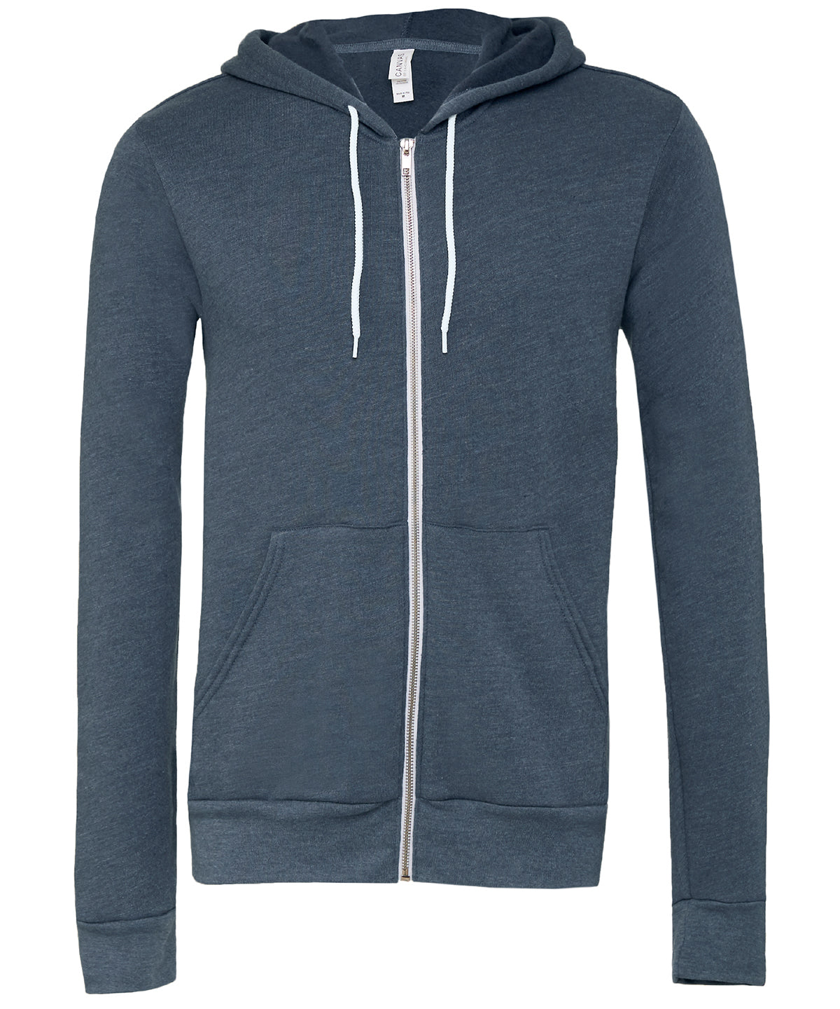 Hettupeysur - Unisex Polycotton Fleece Full-zip Hoodie