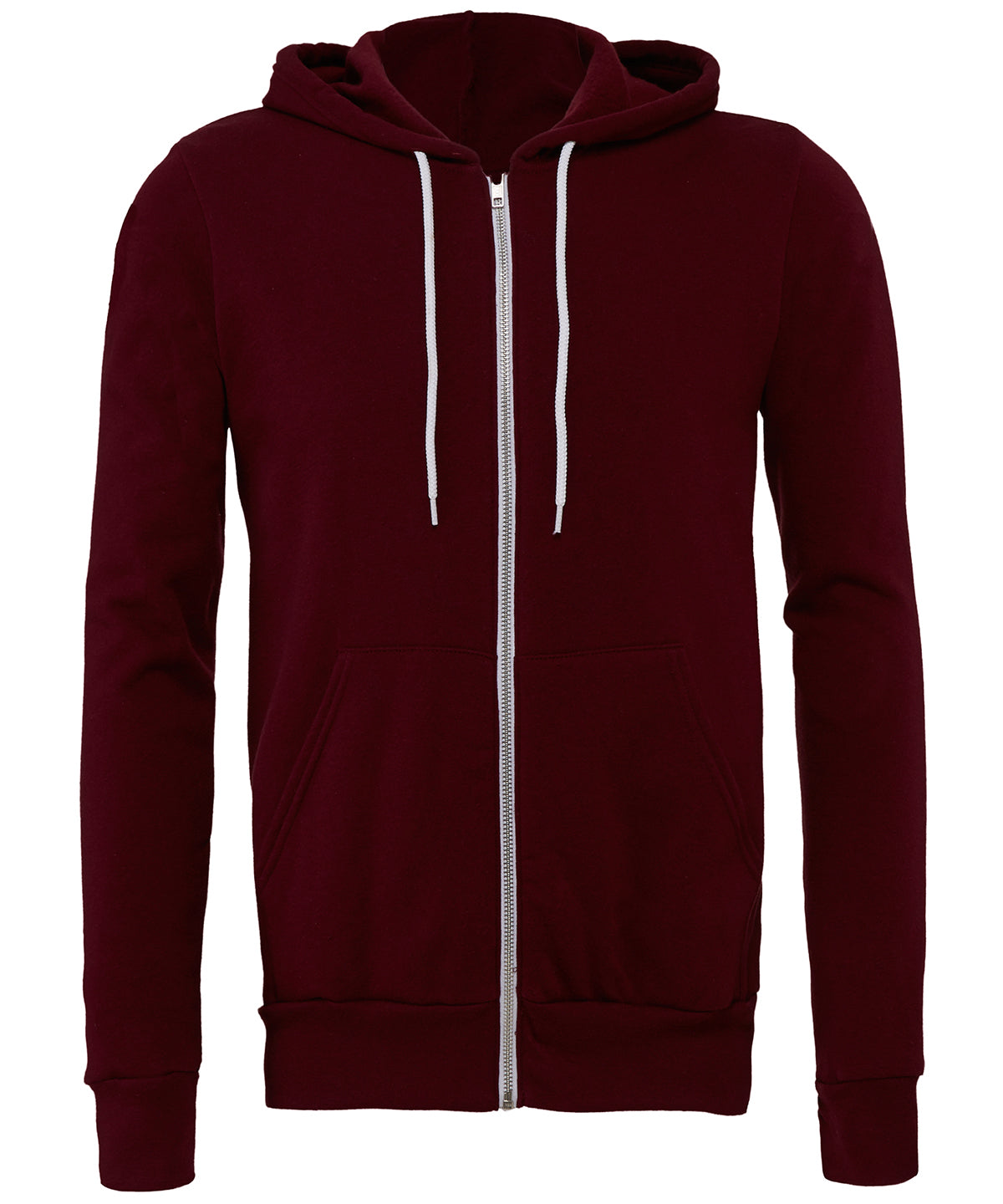 Hettupeysur - Unisex Polycotton Fleece Full-zip Hoodie