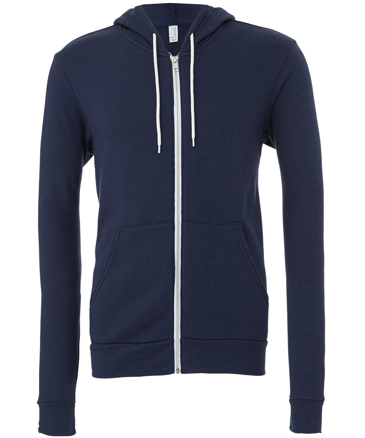 Hettupeysur - Unisex Polycotton Fleece Full-zip Hoodie