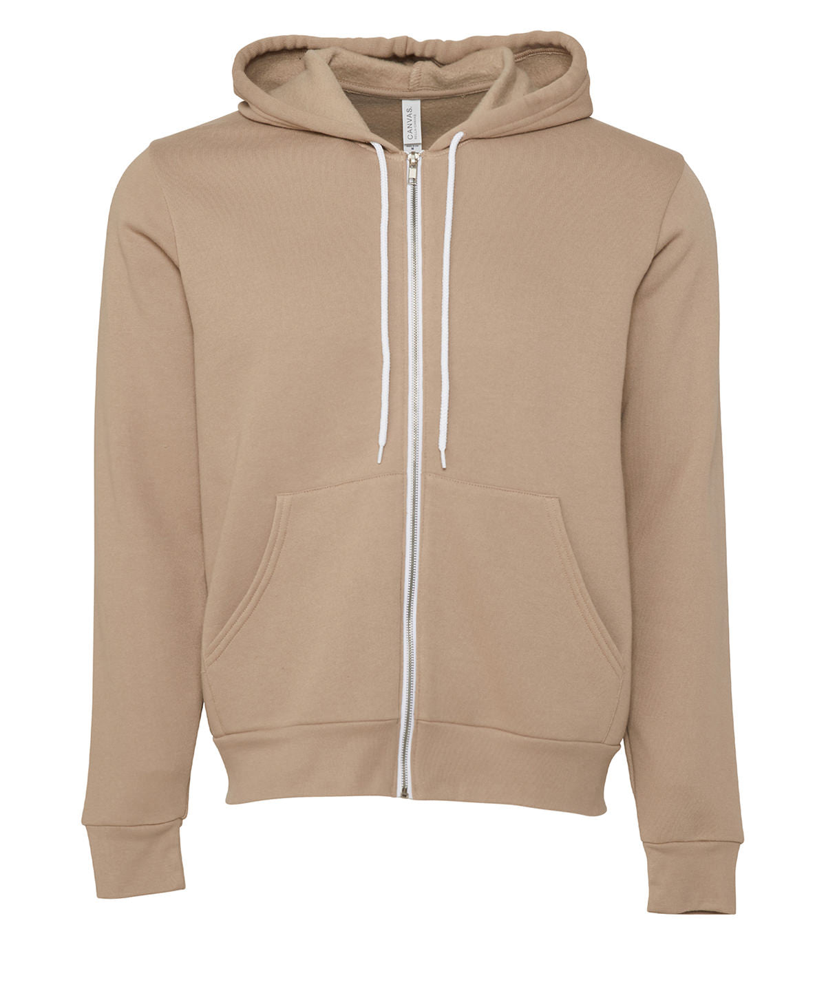 Hettupeysur - Unisex Polycotton Fleece Full-zip Hoodie