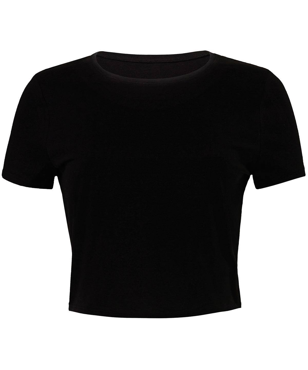 Stuttermabolir - Women's Polycotton Crop Tee