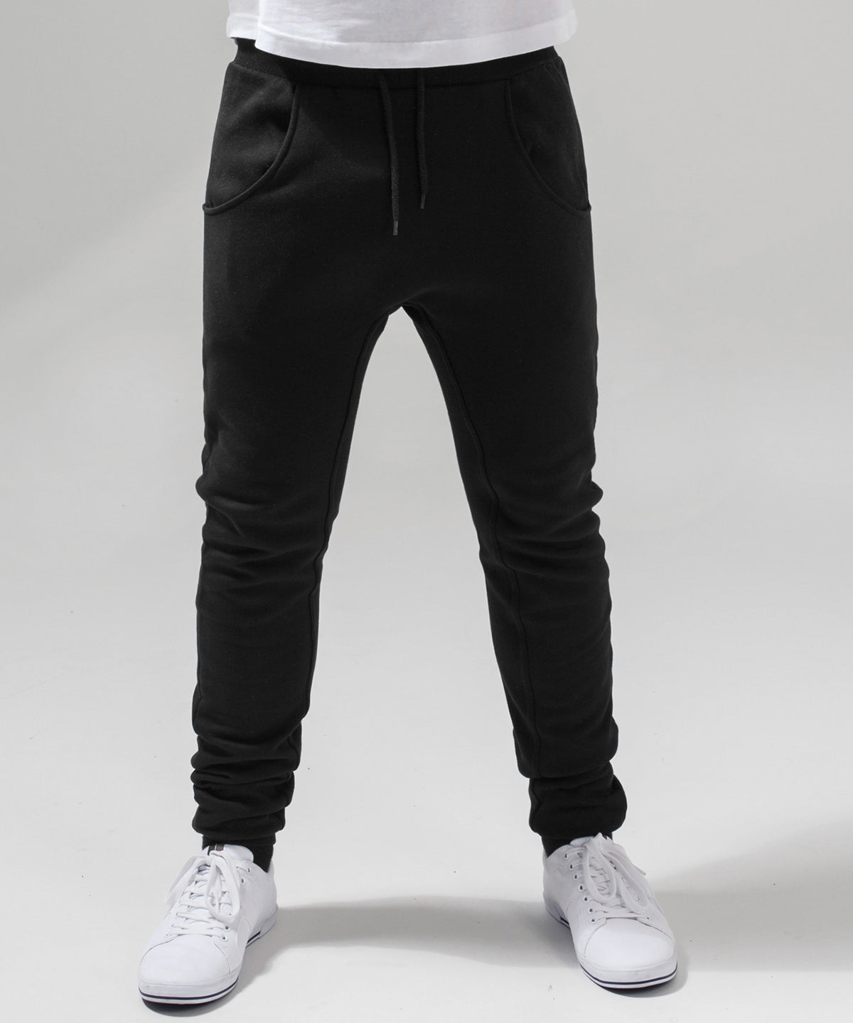 Joggingbuxur - Heavy Deep-crotch Sweatpants