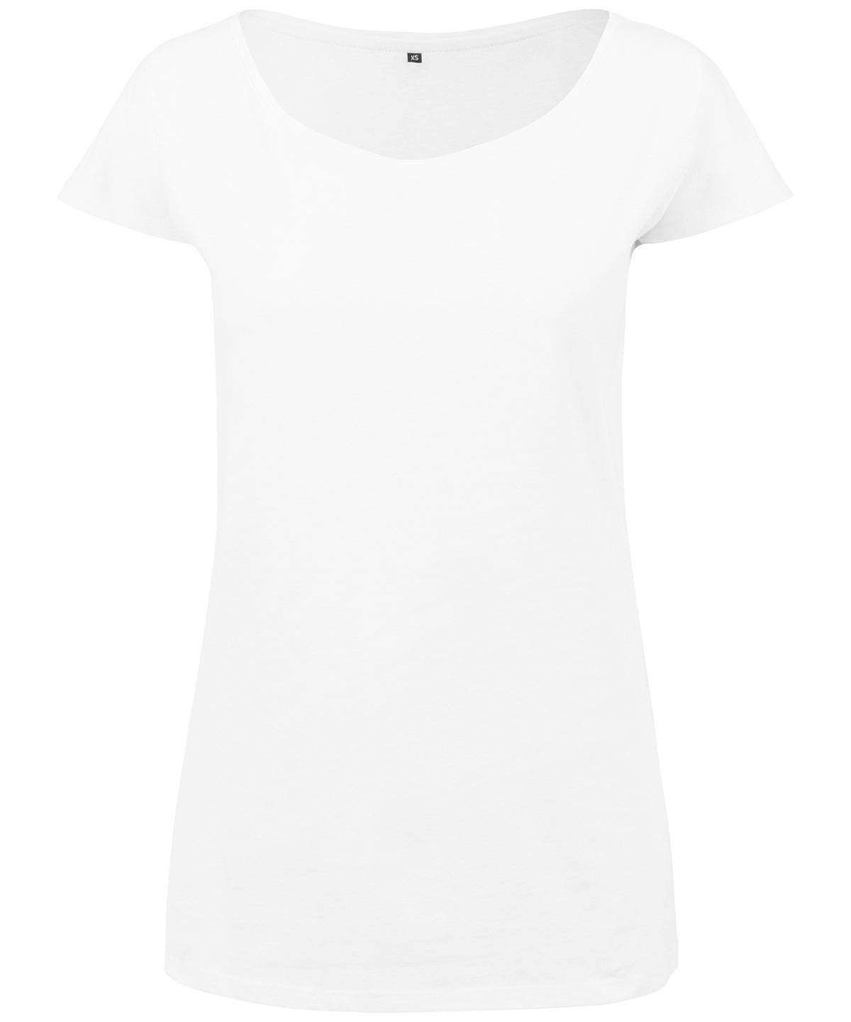 Stuttermabolir - Women's Wide Neck Tee