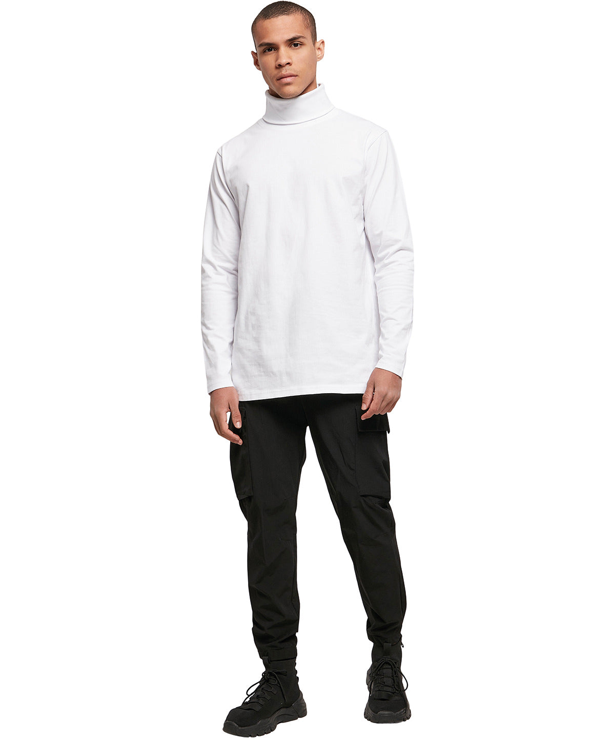 Stuttermabolir - Turtle Neck Long Sleeve