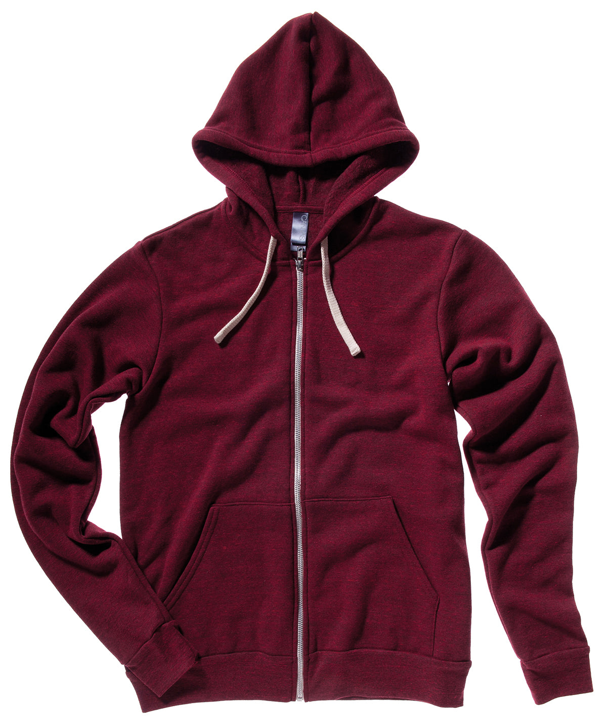 Hettupeysur - Unisex Triblend Full Zip Hoodie