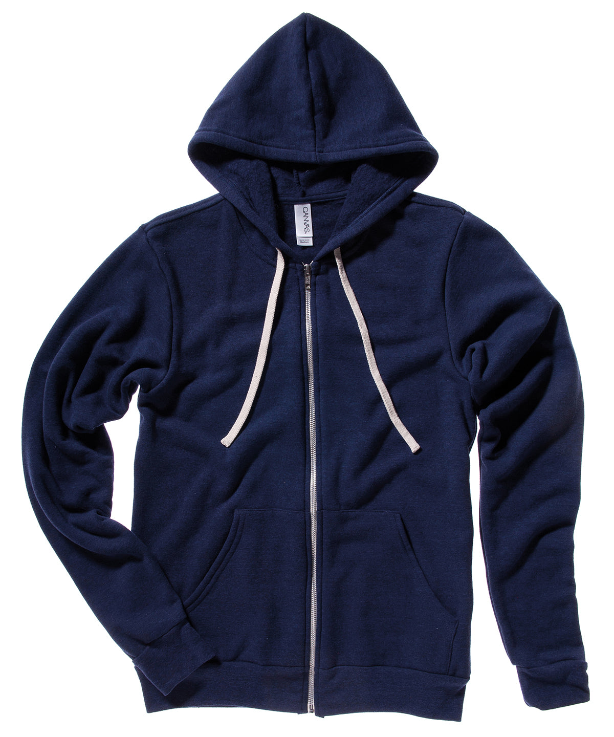 Hettupeysur - Unisex Triblend Full Zip Hoodie