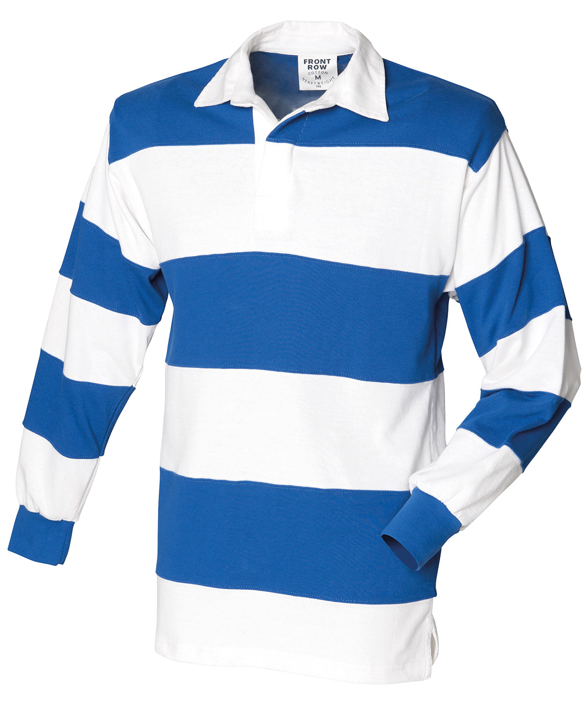 Pólóbolir - Sewn Stripe Long Sleeve Rugby Shirt