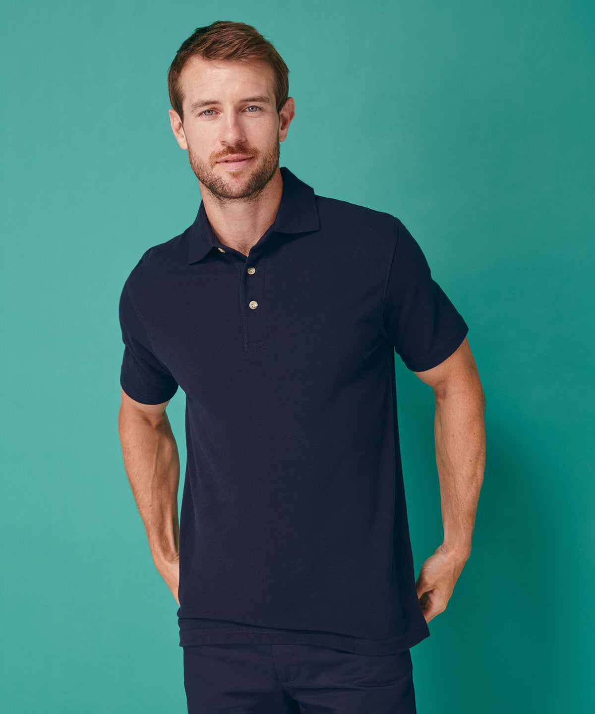 Pólóbolir - Classic Cotton Piqué Polo With Stand-up Collar