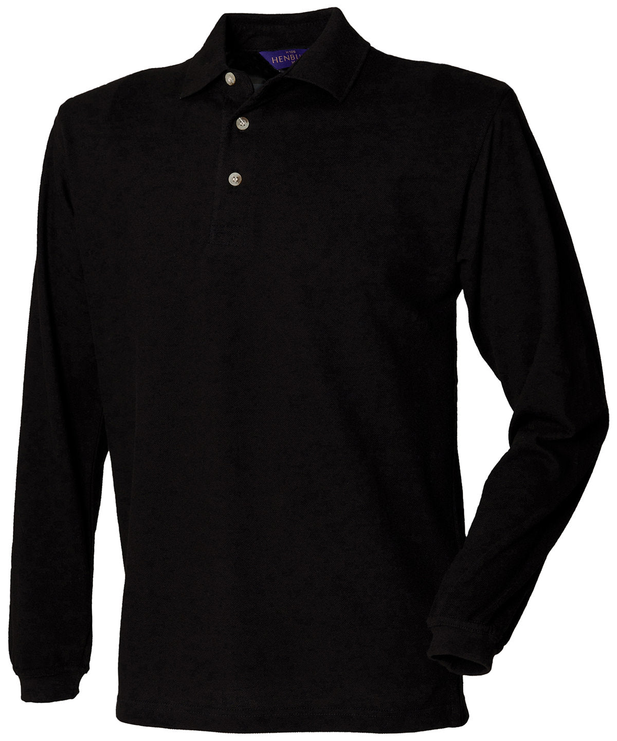 Pólóbolir - Long Sleeve Cotton Polo Shirt