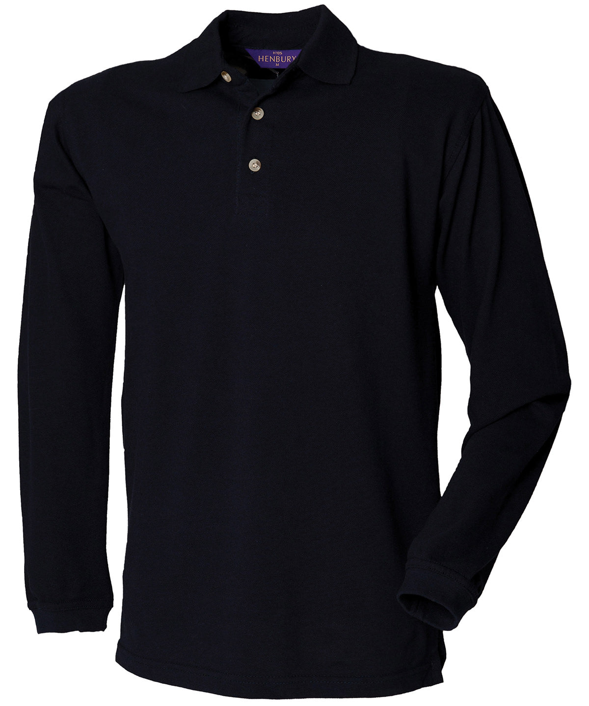 Pólóbolir - Long Sleeve Cotton Polo Shirt