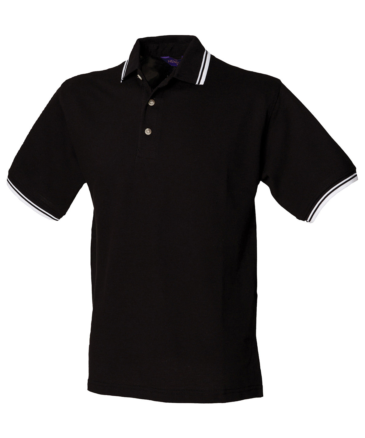 Pólóbolir - Double Tipped Collar And Cuff Polo Shirt