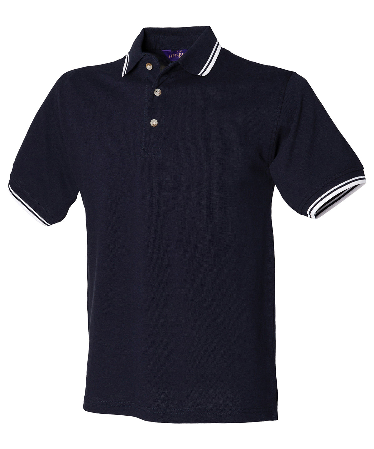 Pólóbolir - Double Tipped Collar And Cuff Polo Shirt