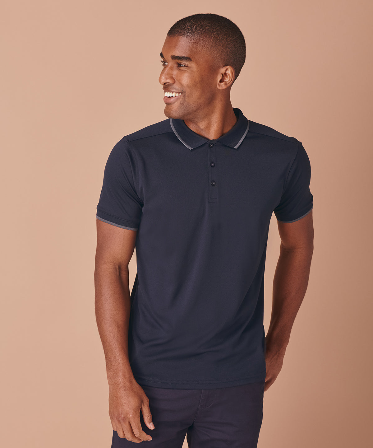 Pólóbolir - HiCool® Tipped Polo Shirt