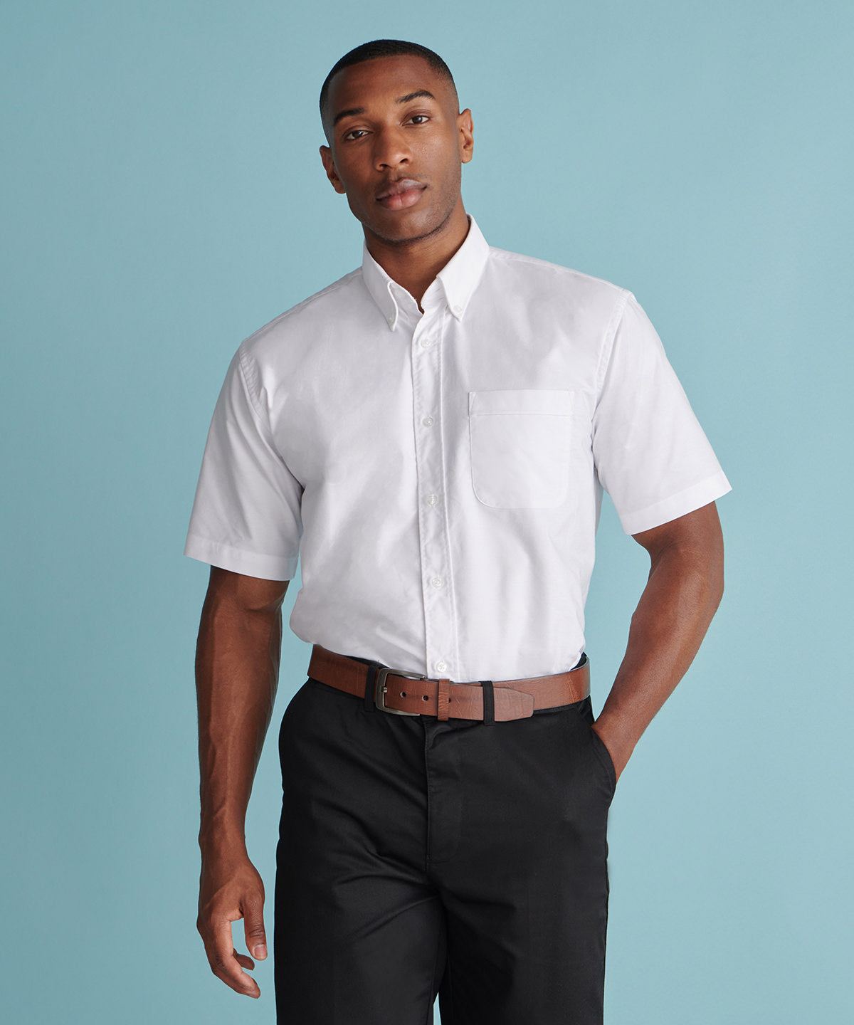 Bolir - Short Sleeve Classic Oxford Shirt