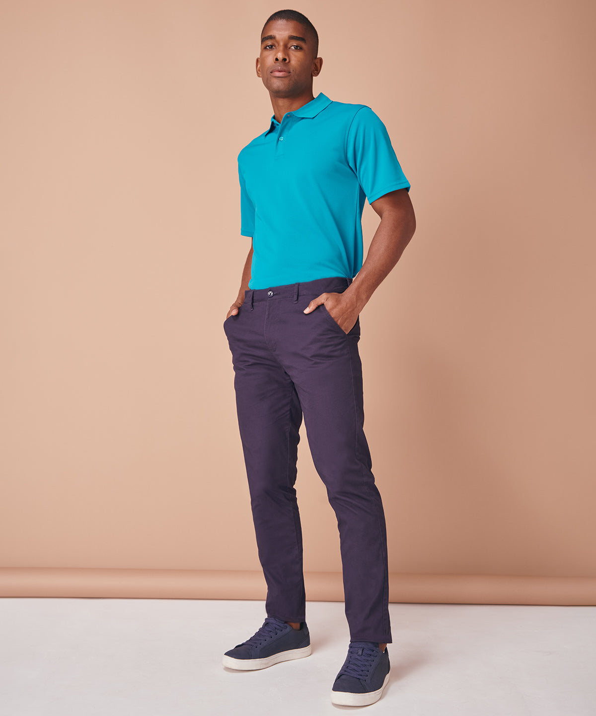 Buxur - Stretch Chinos With Flex Waistband