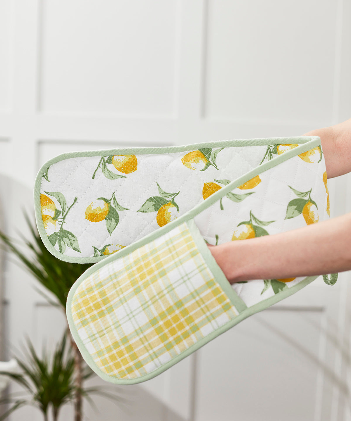 Lemons Double Oven Glove