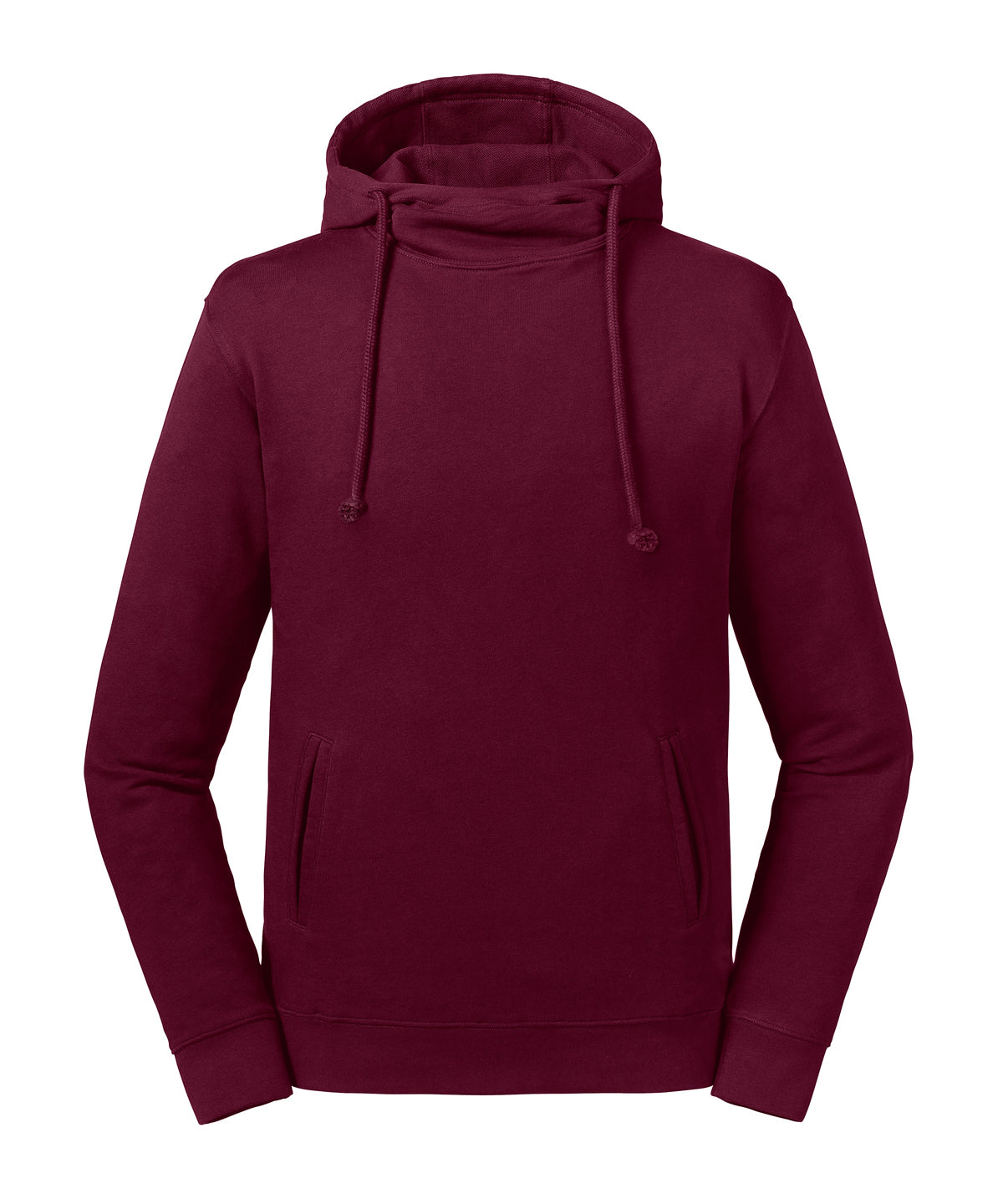 Hettupeysur - Pure Organic High Collar Hooded Sweatshirt