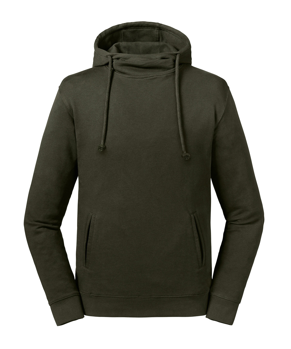 Hettupeysur - Pure Organic High Collar Hooded Sweatshirt