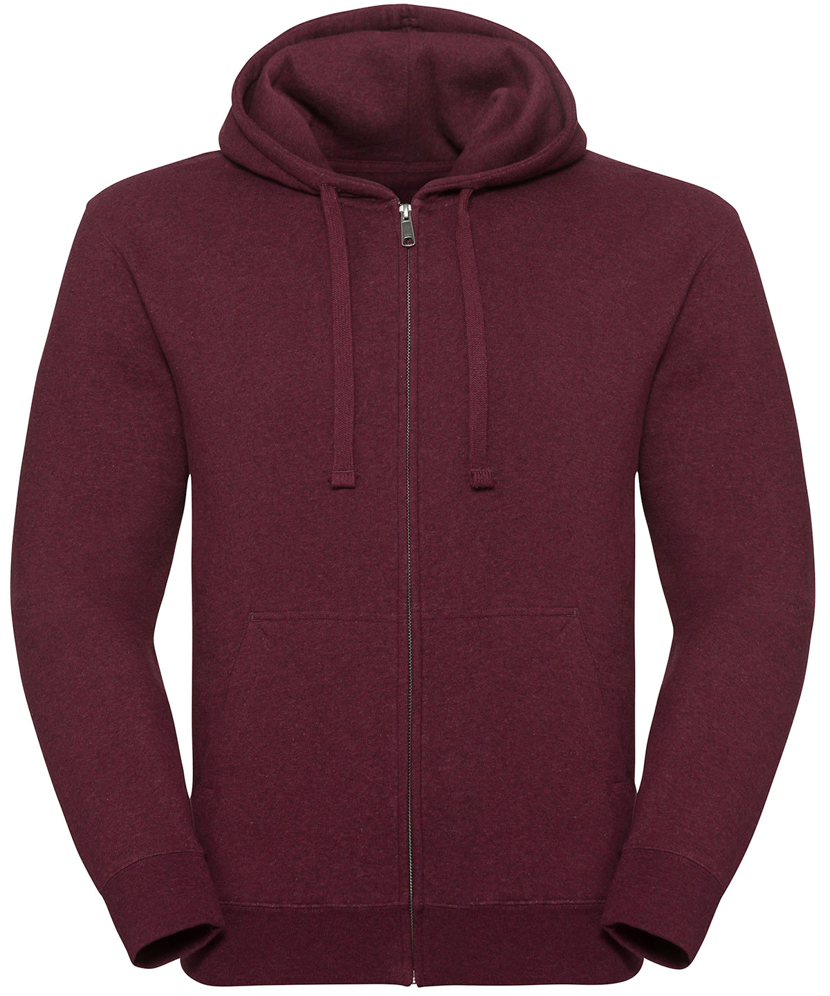 Hettupeysur - Authentic Melange Zipped Hood Sweatshirt