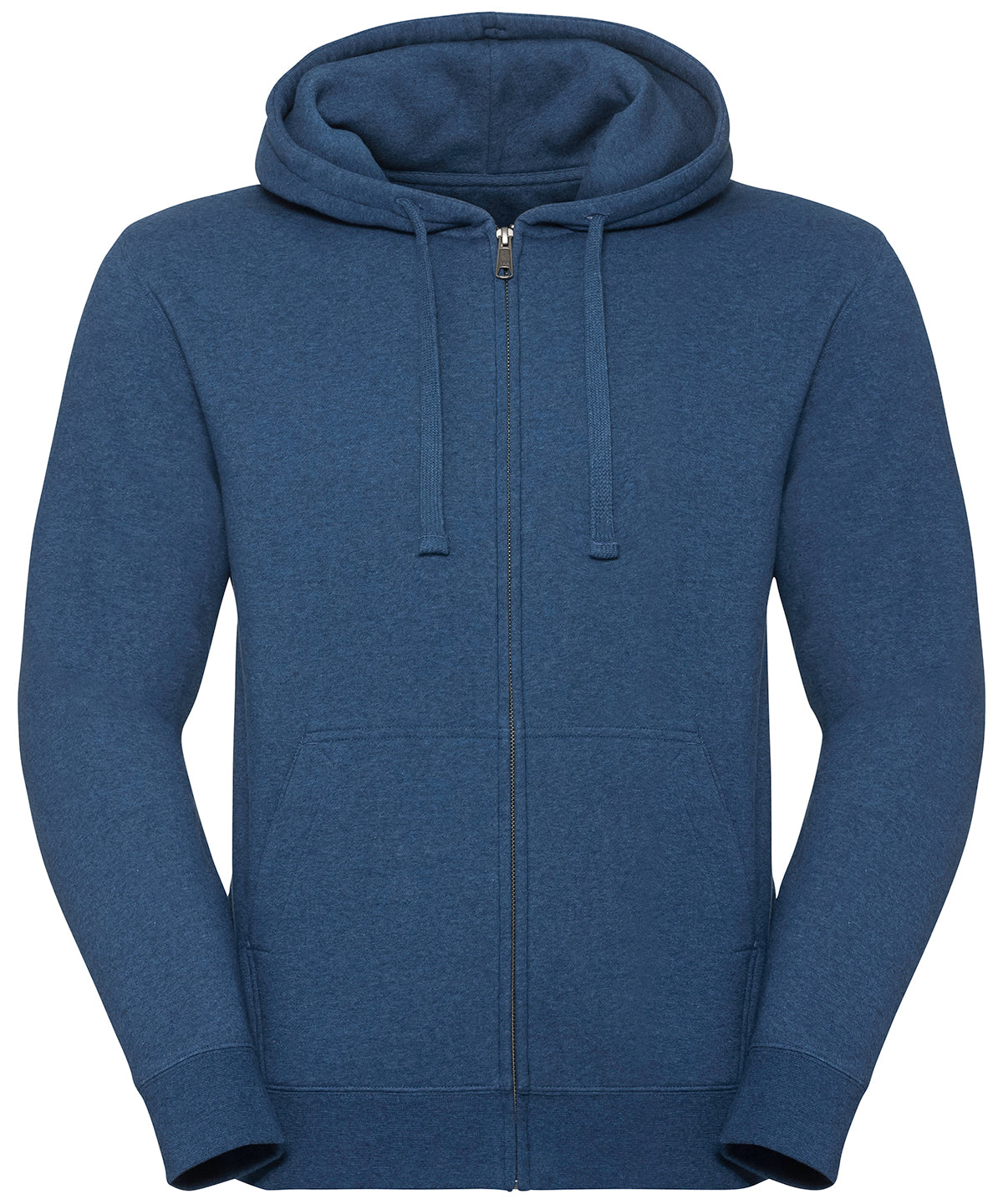 Hettupeysur - Authentic Melange Zipped Hood Sweatshirt