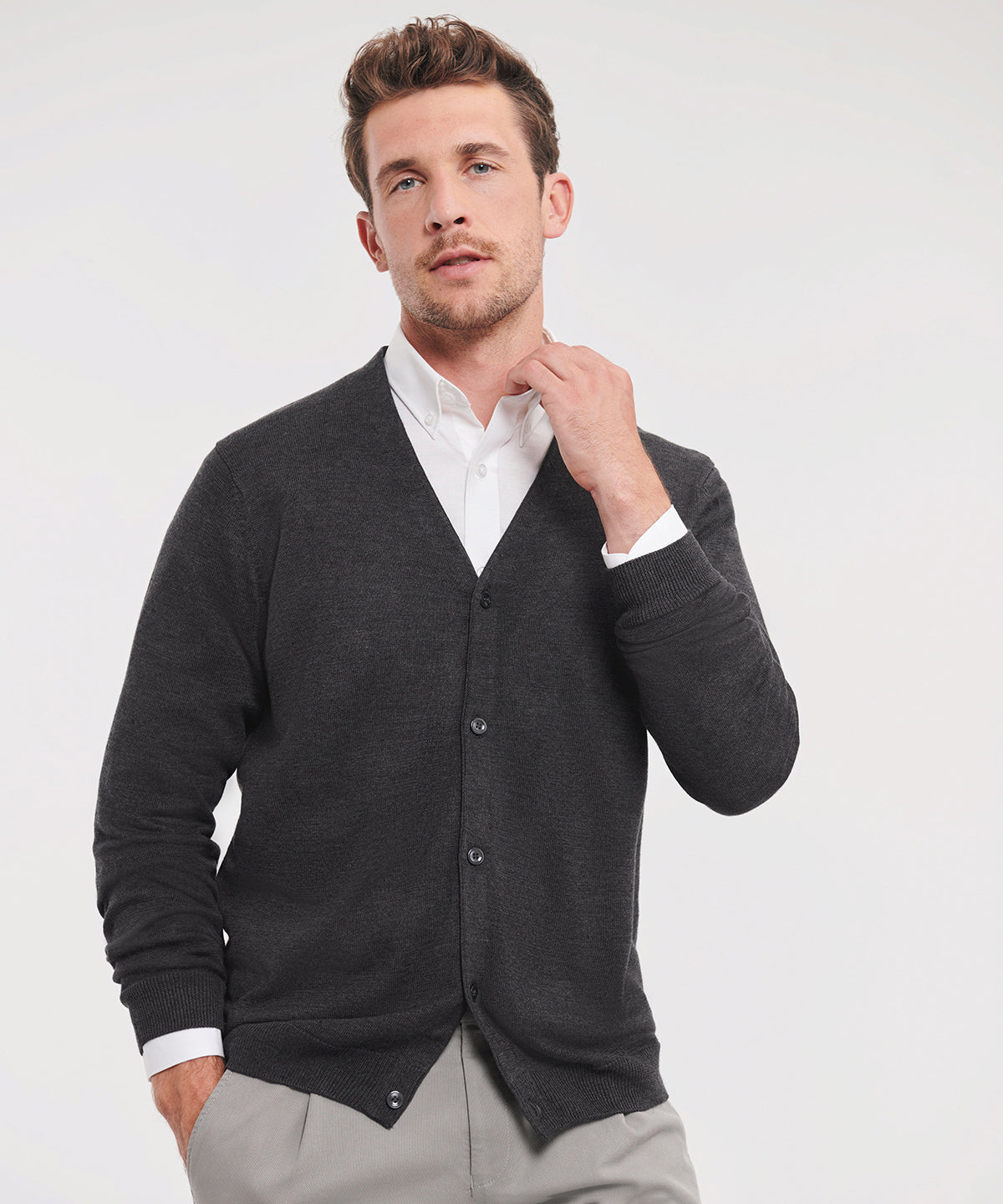 Cardigans - V-neck Knitted Cardigan