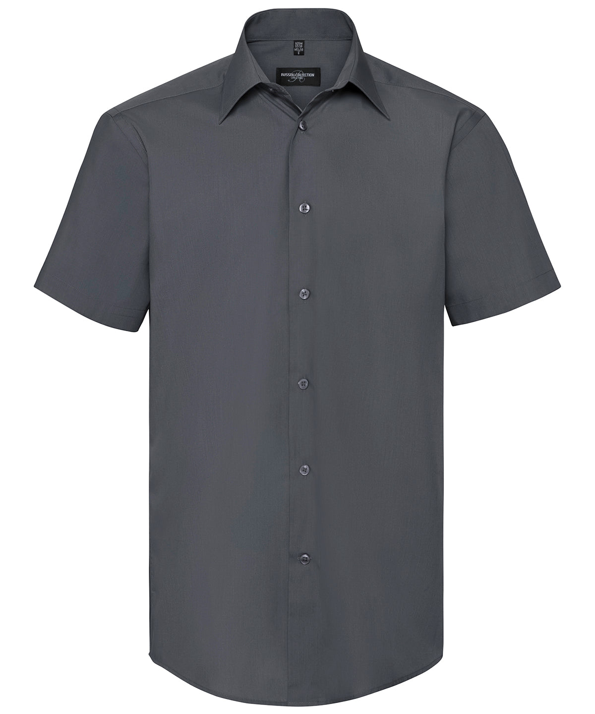 Bolir - Short Sleeve Polycotton Easycare Tailored Poplin Shirt