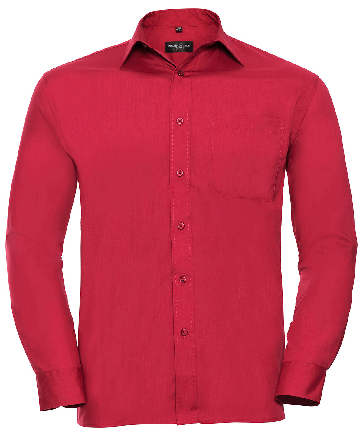 Bolir - Long Sleeve Polycotton Easycare Poplin Shirt