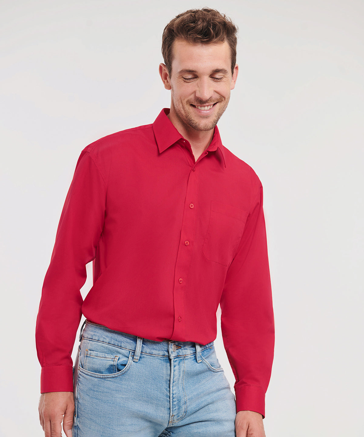 Bolir - Long Sleeve Polycotton Easycare Poplin Shirt