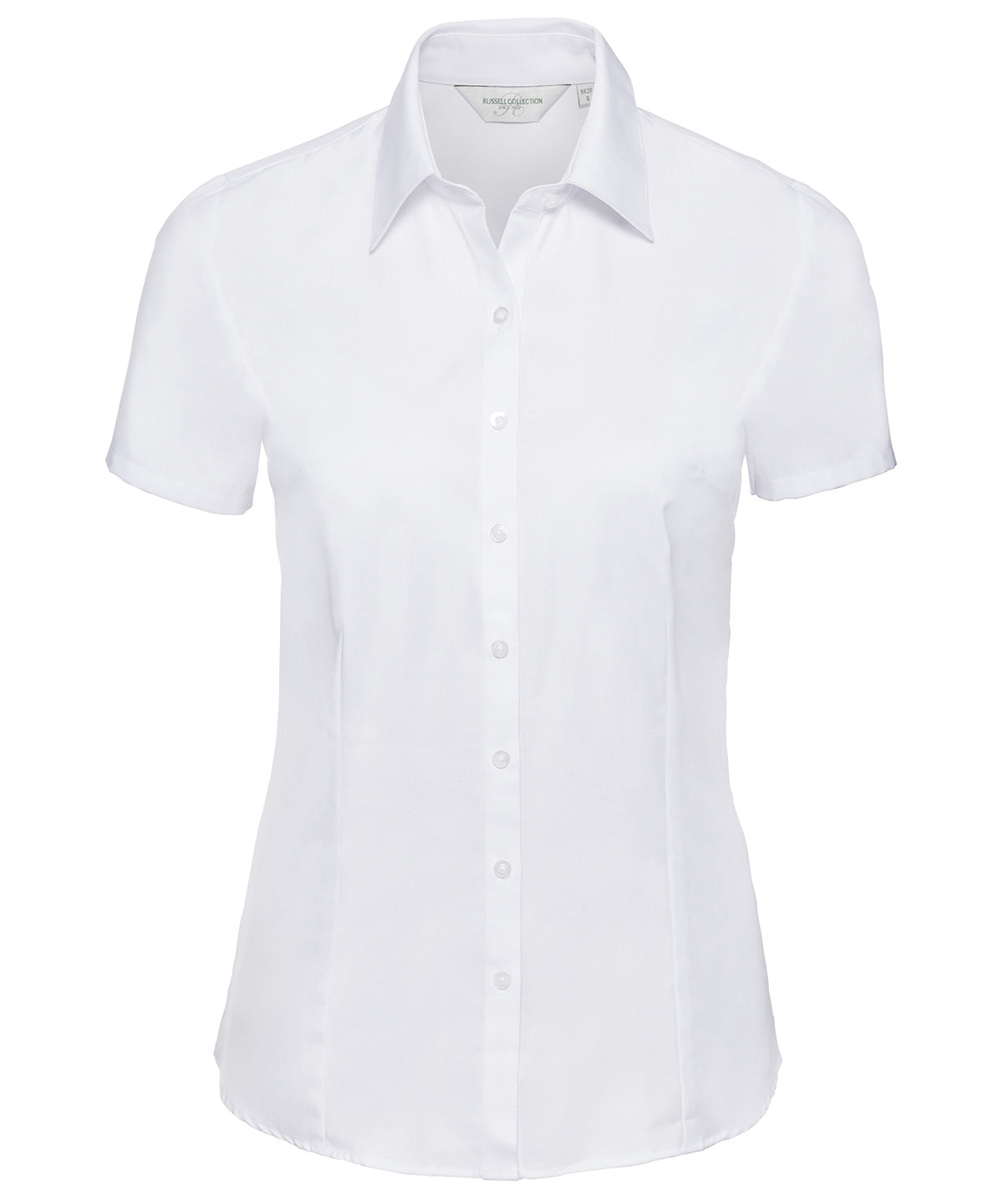 Bolir - Women's Short Sleeve Herringbone Shirt